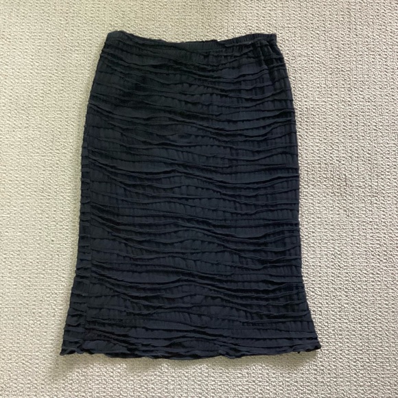 Black Knit size Medium Skirt by CTC - Picture 2 of 6